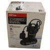 Everbilt 1/3 HP (HDPS33W) Submersible Sump Pump with Tethered Float, 36 GPM @10 ft, 1-1/2″ FNPT discharge, 3/8″ solids handling, PSC motor, aluminum motor housing, CSA listed