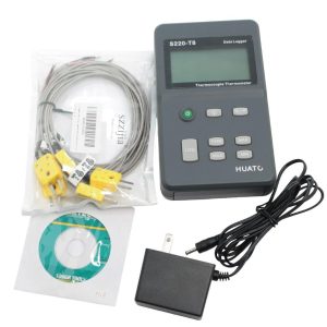 HUATO S220-T8 Eight Channel Thermocouple Data Logger Range -200 to 1800°C | Chicago HVAC tools and supplies HUATO S220-T8 Eight Channel Thermocouple Data Logger Range -200 to 1800°C