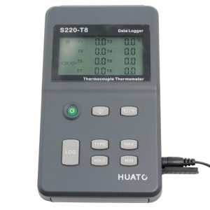 HUATO-S220-T8-Eight-Channel-Thermocouple-Data-Logger-Range-200-to-1800°C_10 | Chicago HVAC tools and supplies