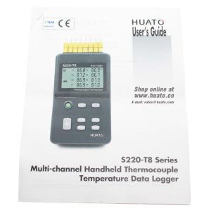 HUATO-S220-T8-Eight-Channel-Thermocouple-Data-Logger-Range-200-to-1800°C_2 | Chicago HVAC tools and supplies