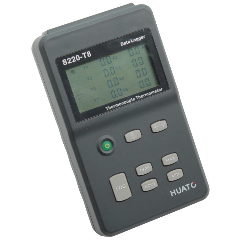 HUATO-S220-T8-Eight-Channel-Thermocouple-Data-Logger-Range-200-to-1800°C_5 | Chicago HVAC tools and supplies