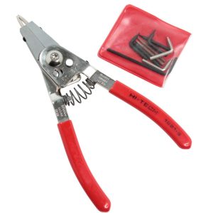 Hi-Tech 1221s Internal / External Snap Ring Pliers Set W/Replaceable Tips