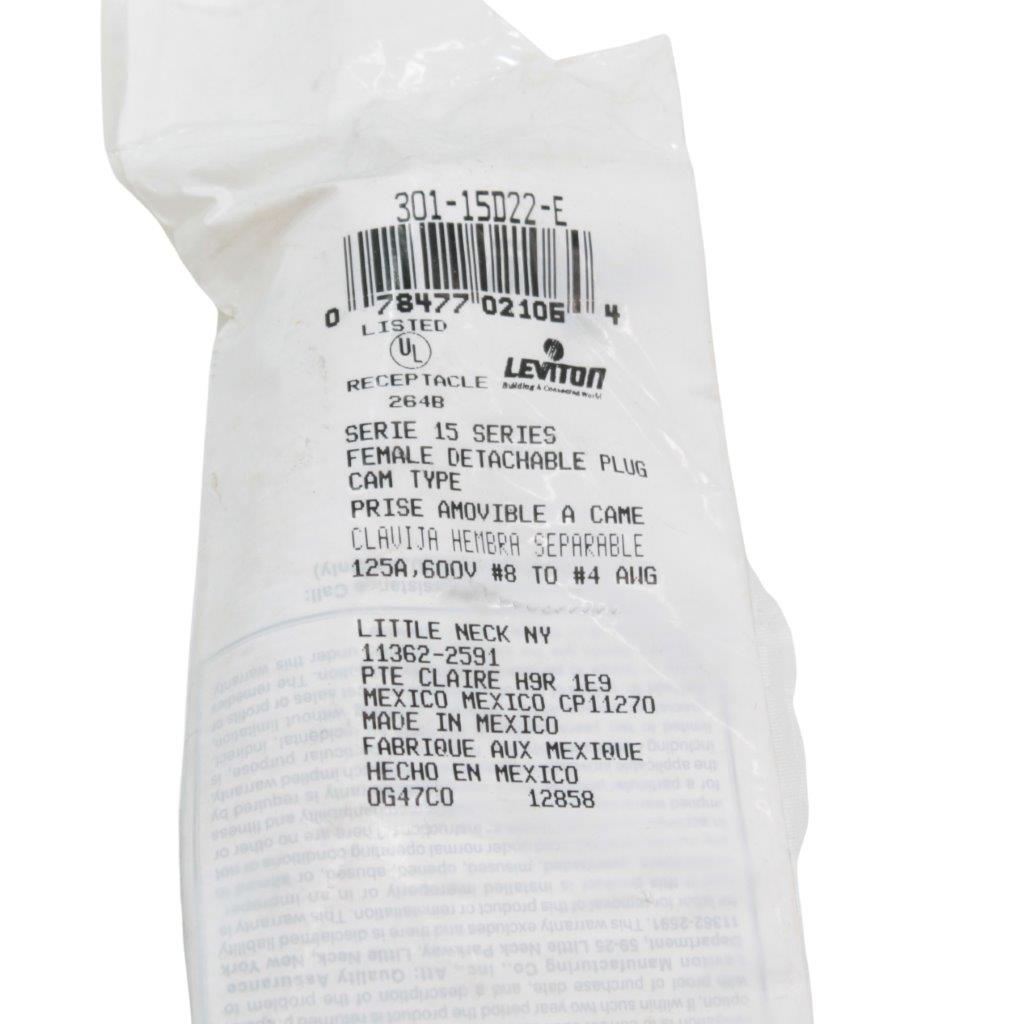 Leviton-301-15D22-E-15-series-female-detachable-plug-cam-type_4 | Chicago HVAC tools and supplies