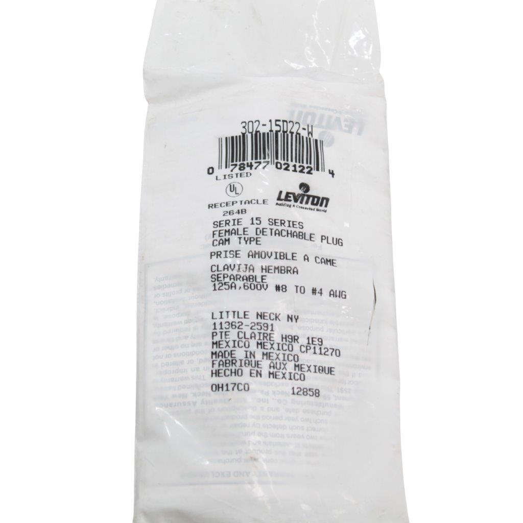Leviton-302-15D22-W-15-series-female-detachable-plug-cam-type_4 | Chicago HVAC tools and supplies