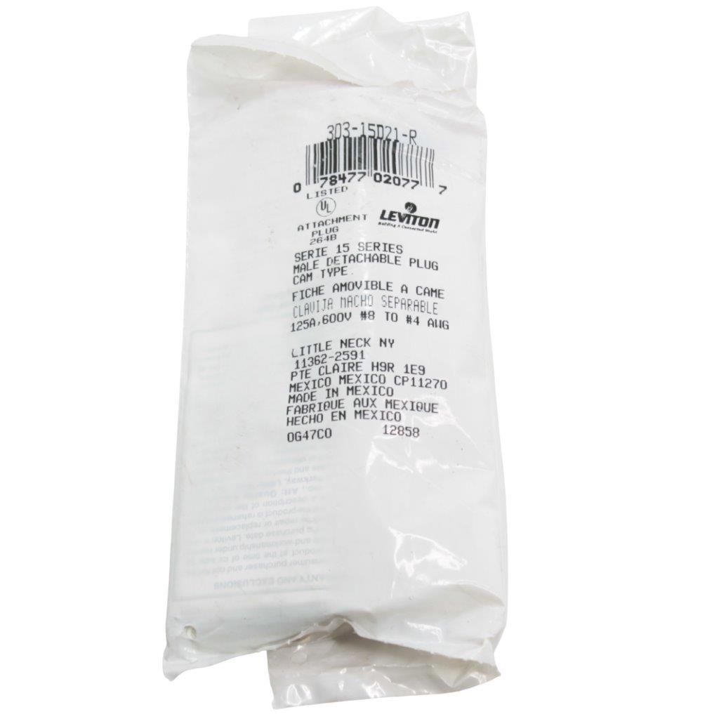 Leviton-303-15D21-R-15-series-male-detachable-plug-cam-type_3 | Chicago HVAC tools and supplies
