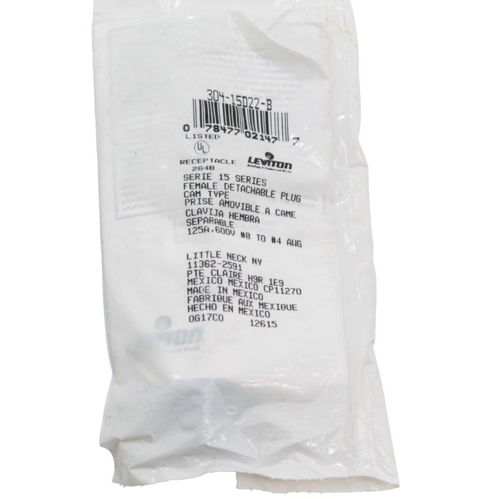 Leviton-304-15D22-B-15-series-female-detachable-plug-cam-type_4 | Chicago HVAC tools and supplies
