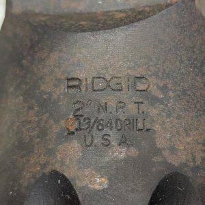 Ridgid-2-inch-NPT-Pipe-Tap_8 | Chicago HVAC tools and supplies