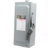Square D D322N Safety Switch – 60 Amp, 240V AC, 3 Fusible 50A, 3-Pole, 4-Wire, NEMA 1 Indoor, General Duty with Neutral Assembly