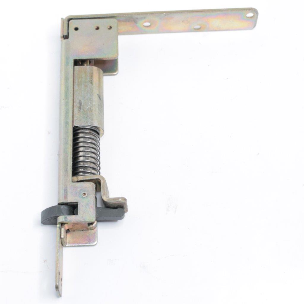 Glynn-Johnson- US26D_3 | Chicago HVAC tools and supplies Spring-loaded metal latch mechanism with coil spring and mounting arm, used to secure a door or cabinet panel