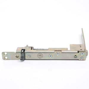 Glynn-Johnson- US26D_6 | Chicago HVAC tools and supplies Metal door latch mechanism with mounting plate and screws on a white background.