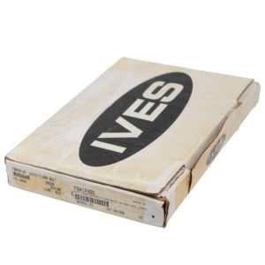 Beige cardboard box with a large black IVES logo on top, packaging for hardware parts.