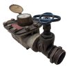 Neptune 3″ FH Trident Turbine Water Meter Assembly, AWWA Class II, Gallon Register with Gate Valve