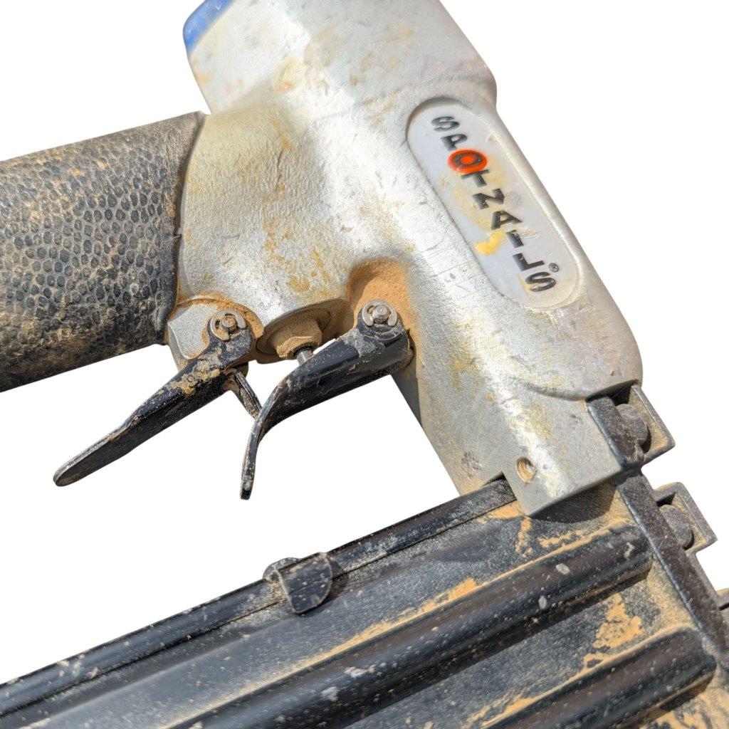 Spotnails SP2340 23-Gauge Pneumatic Headless Pin Nailer, 1/2"–1-9/16" Pin Capacity, 80–110 PSI | Chicago HVAC tools and supplies Spotnails SP2340 23-Gauge Pneumatic Headless Pin Nailer, 1/2"–1-9/16" Pin Capacity, 80–110 PSI